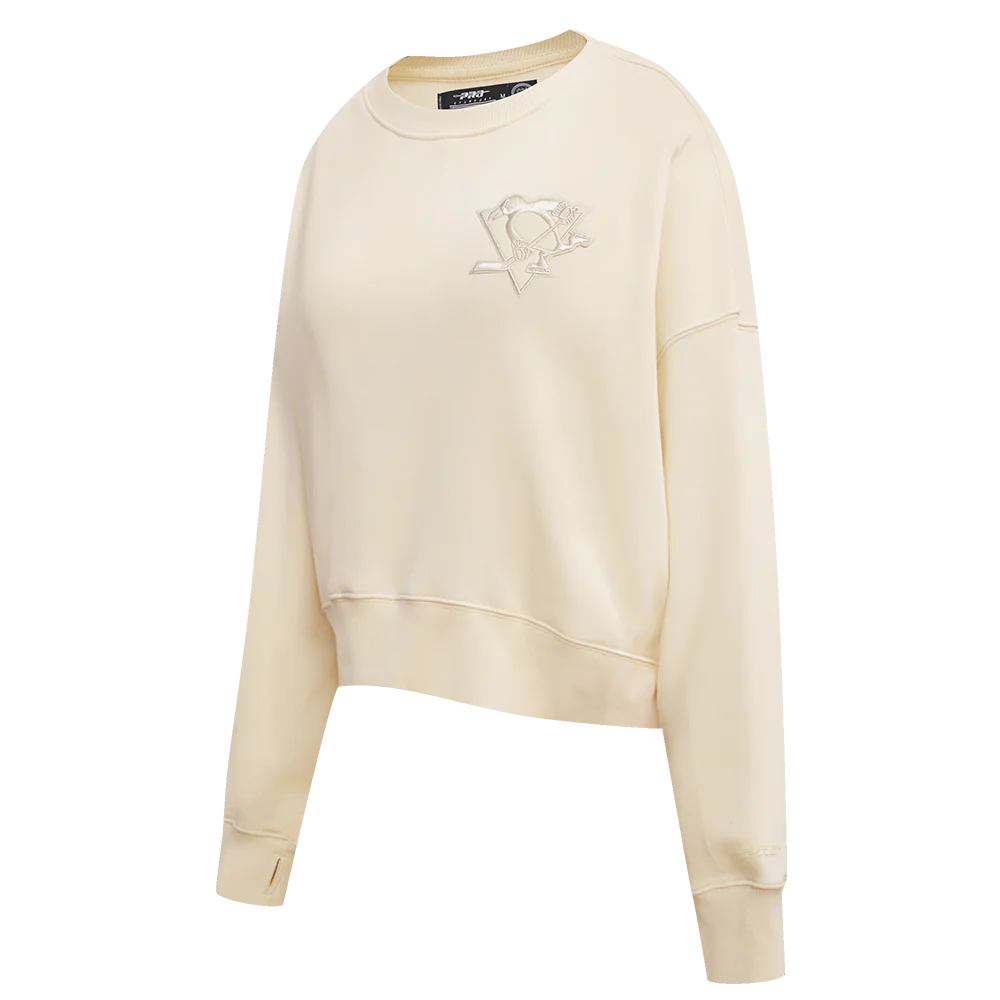 NHL PITTSBURGH PENGUINS NEUTRAL WOMEN'S CREWNECK