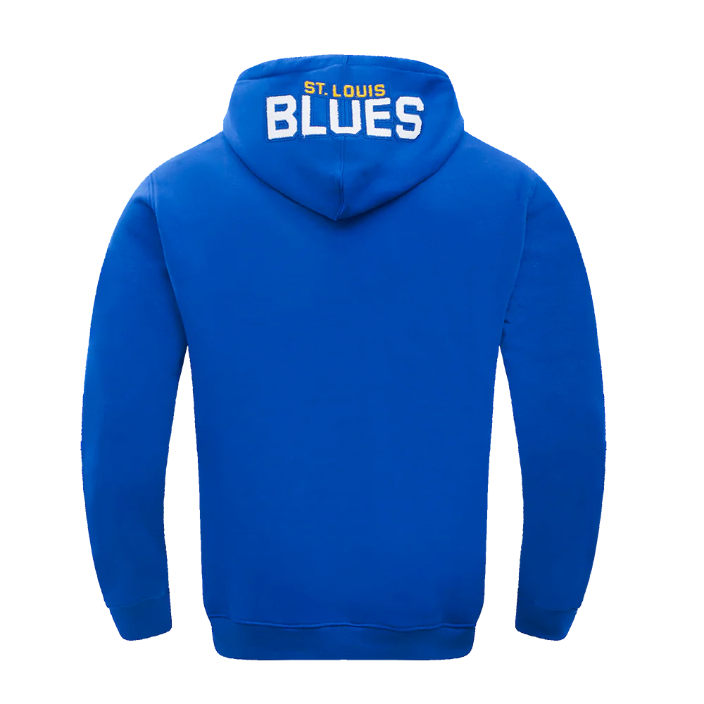 NHL ST. LOUIS BLUES CLASSIC CHENILLE MEN'S PULLOVER HOODIE
