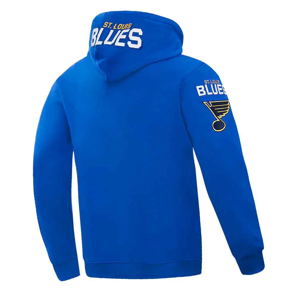 NHL ST. LOUIS BLUES CLASSIC CHENILLE MEN'S PULLOVER HOODIE