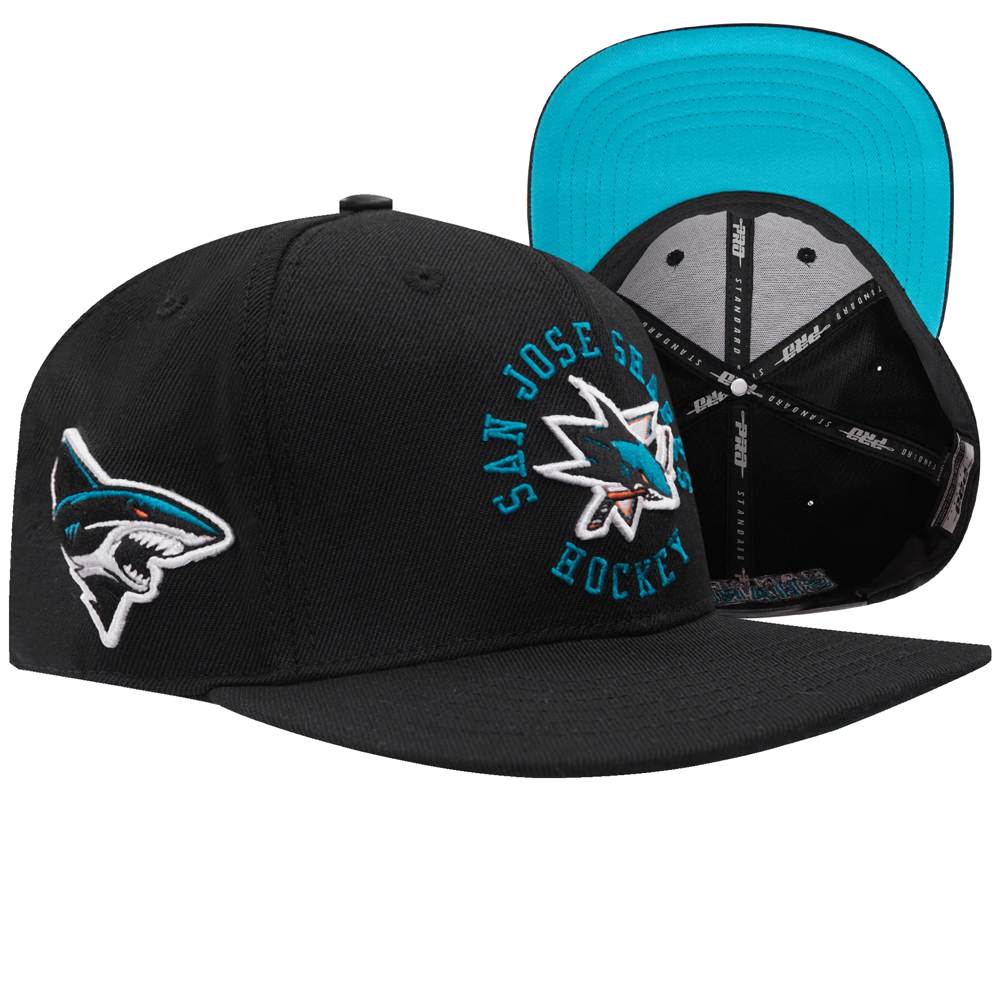NHL SAN JOSE SHARKS HYBRID UNISEX SNAPBACK HAT