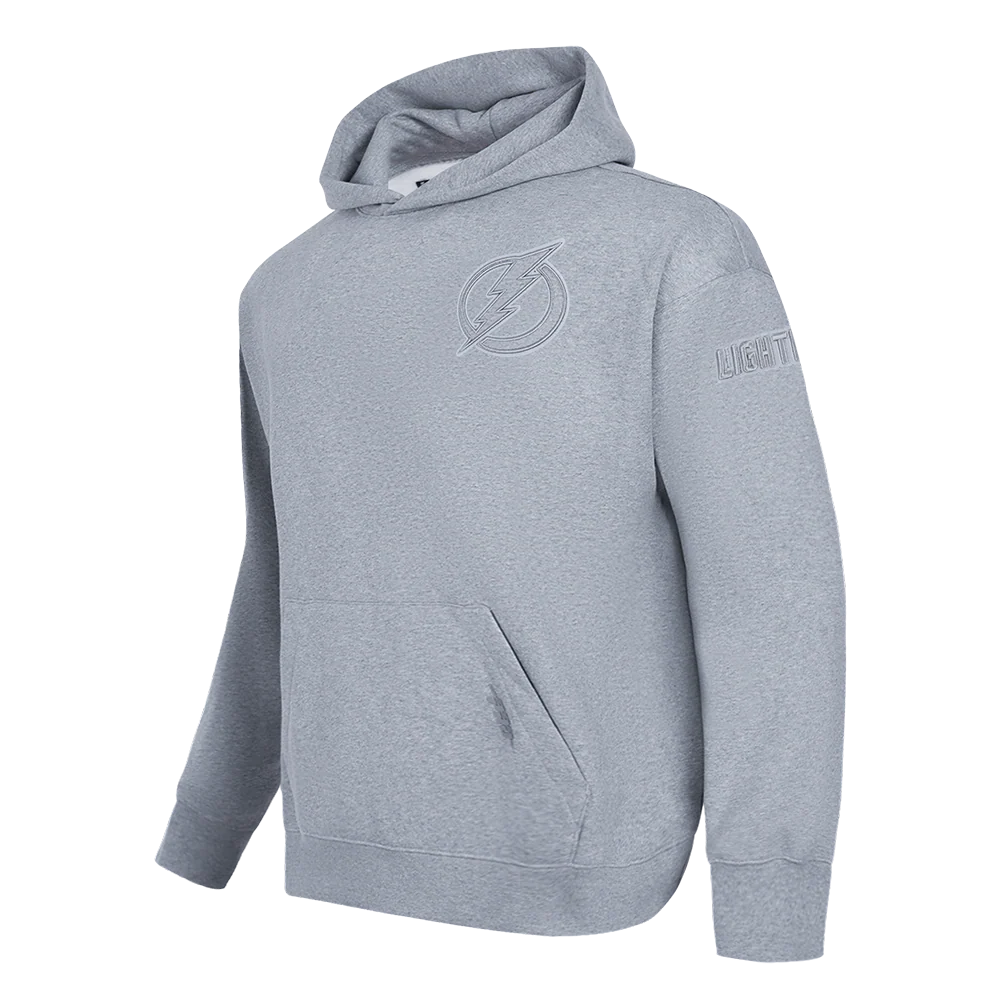 NHL TAMPA BAY LIGHTNING NEUTRAL MEN'S DROP SHOULDER PULLOVER HOODIE