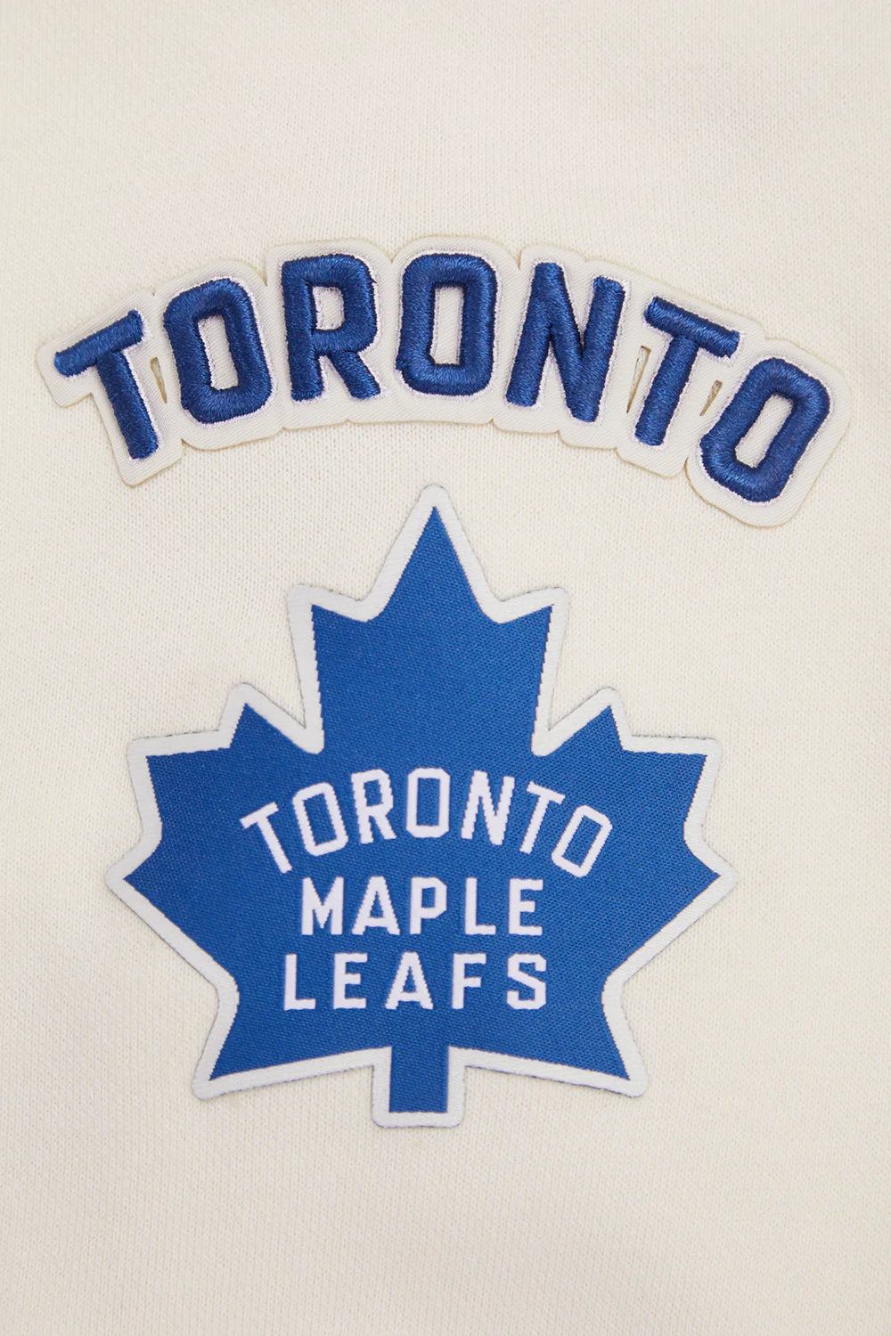 NHL TORONTO MAPLE LEAFS RETRO CLASSIC WOMEN'S RIB CROPPED PULLOVER HOODIE