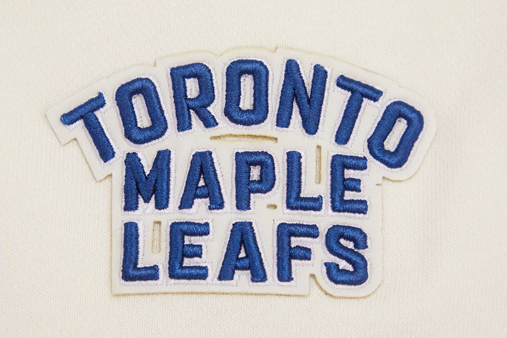 NHL TORONTO MAPLE LEAFS RETRO CLASSIC WOMEN'S RIB CROPPED PULLOVER HOODIE