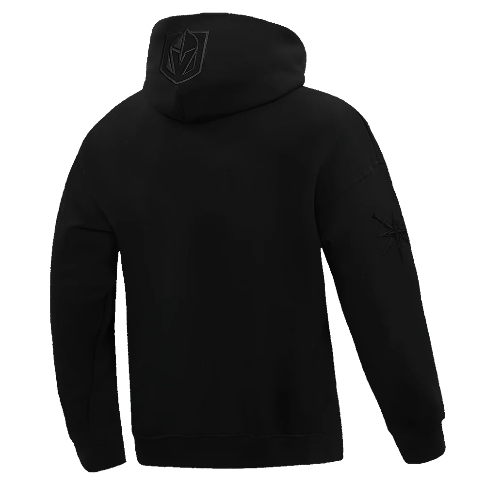 NHL VEGAS GOLDEN KNIGHTS NEUTRAL DROP SHOULDER FLEECE PULLOVER HOODIE