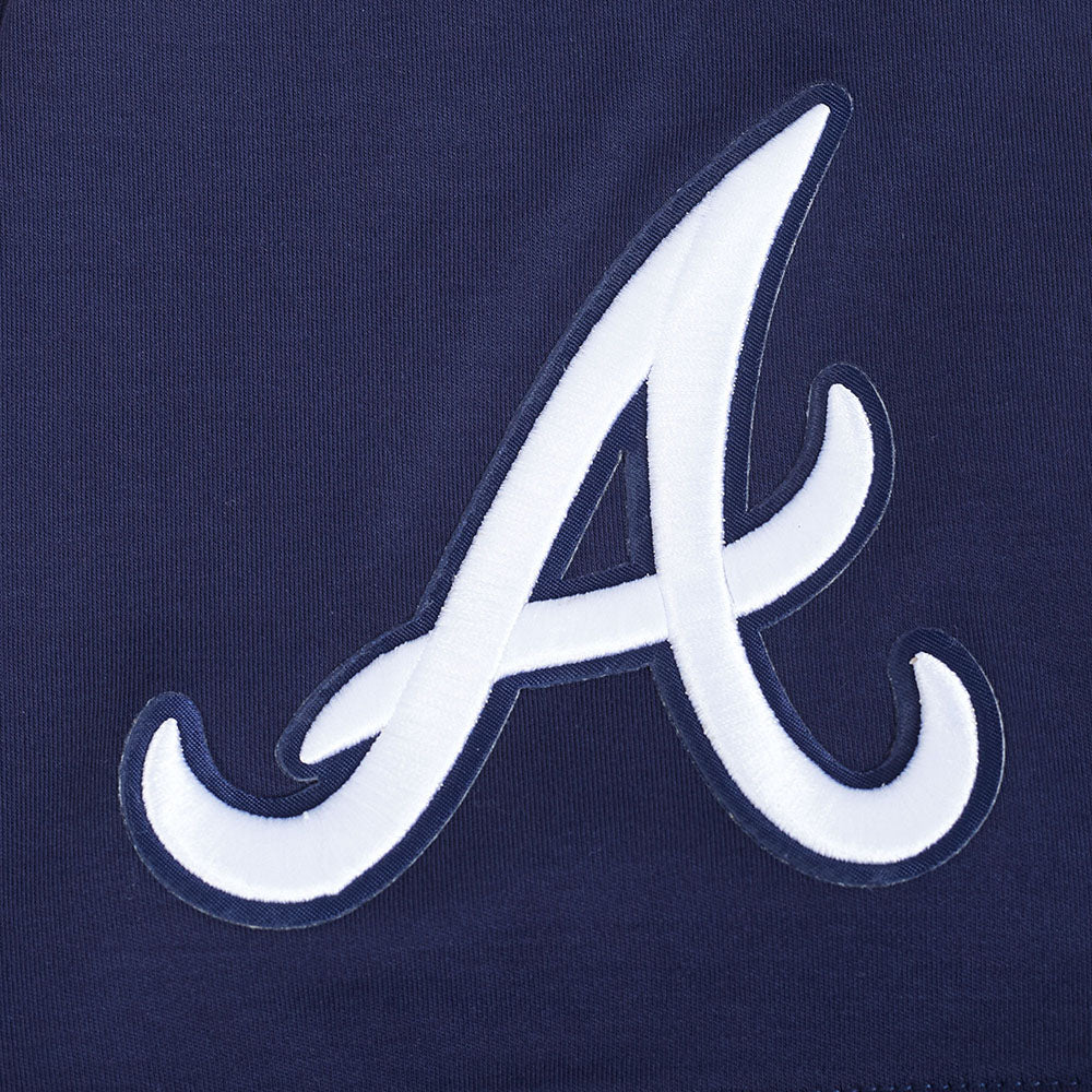 MLB ATLANTA BRAVES RONALD ACUNA JR. #13 CLASSIC MEN'S SHORT SLEEVE PULLOVER HOODIE