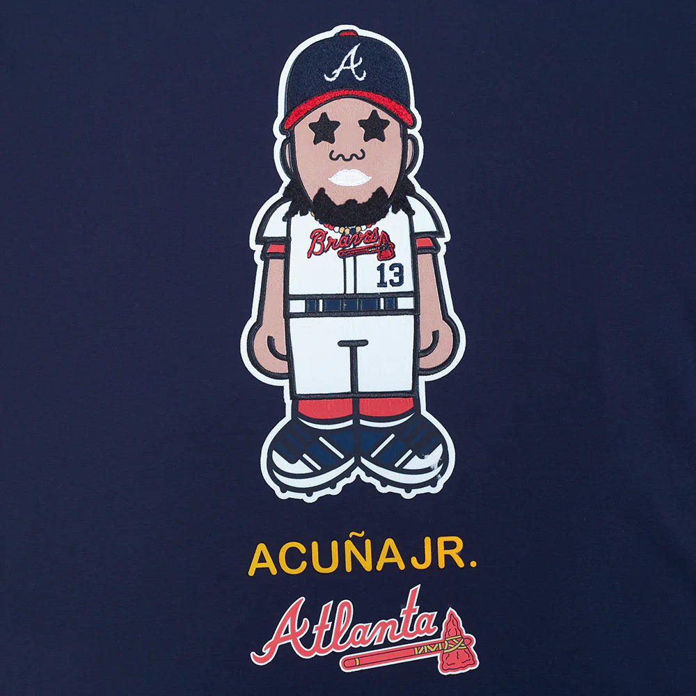 MLB ATLANTA BRAVES RONALD ACUNA JR. #13 AVATAR MEN'S SJ TEE