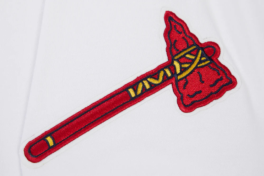 MLB ATLANTA BRAVES CLASSIC CHENILLE MEN'S PULLOVER HOODIE