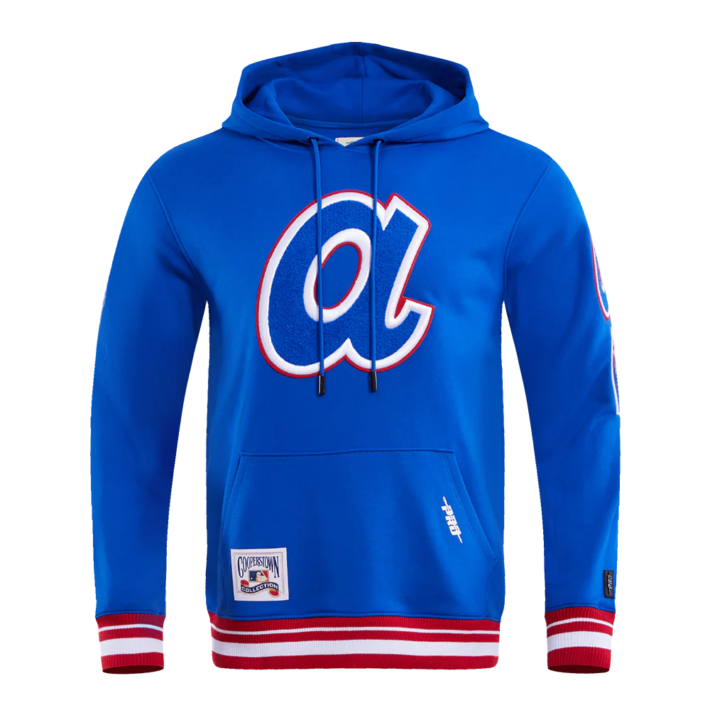 MLB ATLANTA BRAVES RETRO CLASSIC MEN'S PULLOVER HOODIE