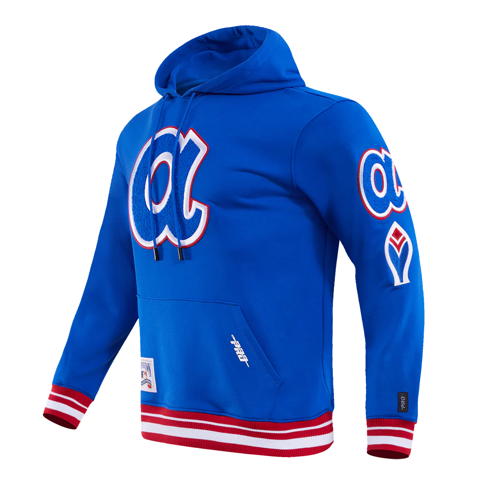 MLB ATLANTA BRAVES RETRO CLASSIC MEN'S PULLOVER HOODIE