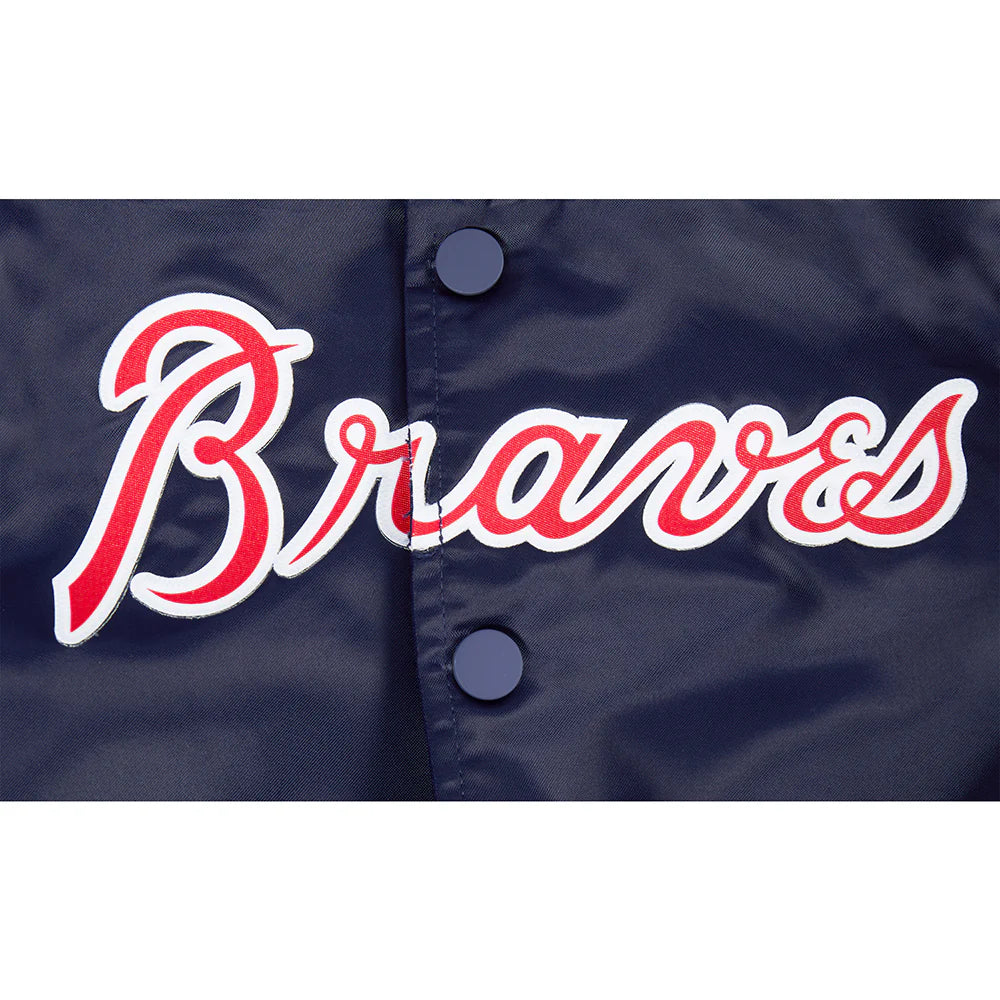 MLB ATLANTA BRAVES CLASSIC TODDLER BOYS SATIN JACKET