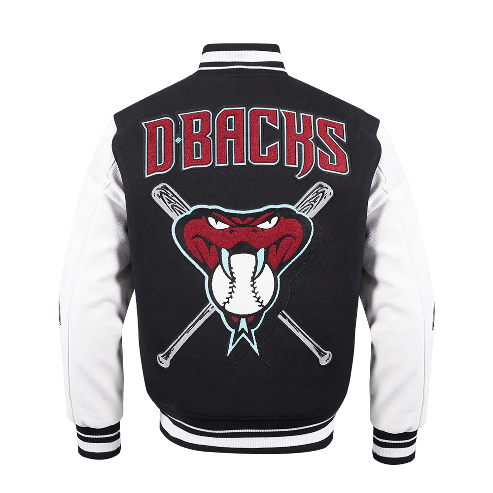 MLB ARIZONA DIAMONDBACKS MASHUP MEN'S RIB WOOL VARSITY JACKET