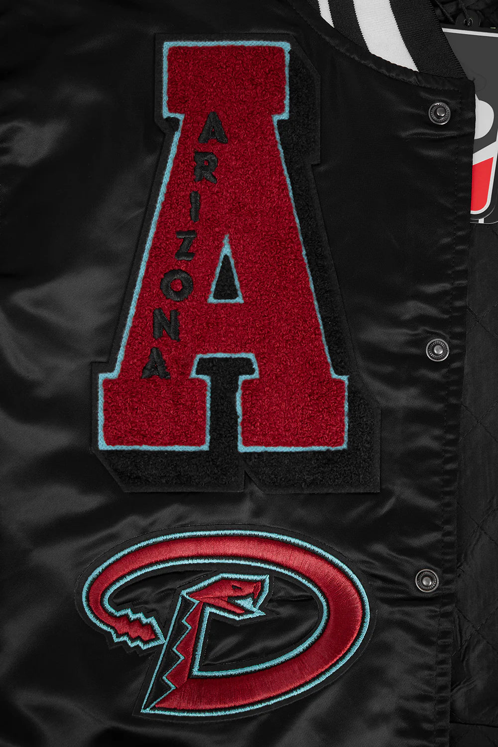 MLB ARIZONA DIAMONDBACKS MASHUP MEN'S RIB SATIN JACKET