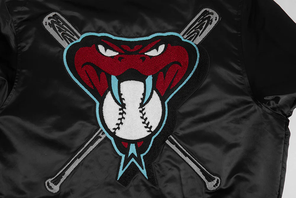 MLB ARIZONA DIAMONDBACKS MASHUP MEN'S RIB SATIN JACKET