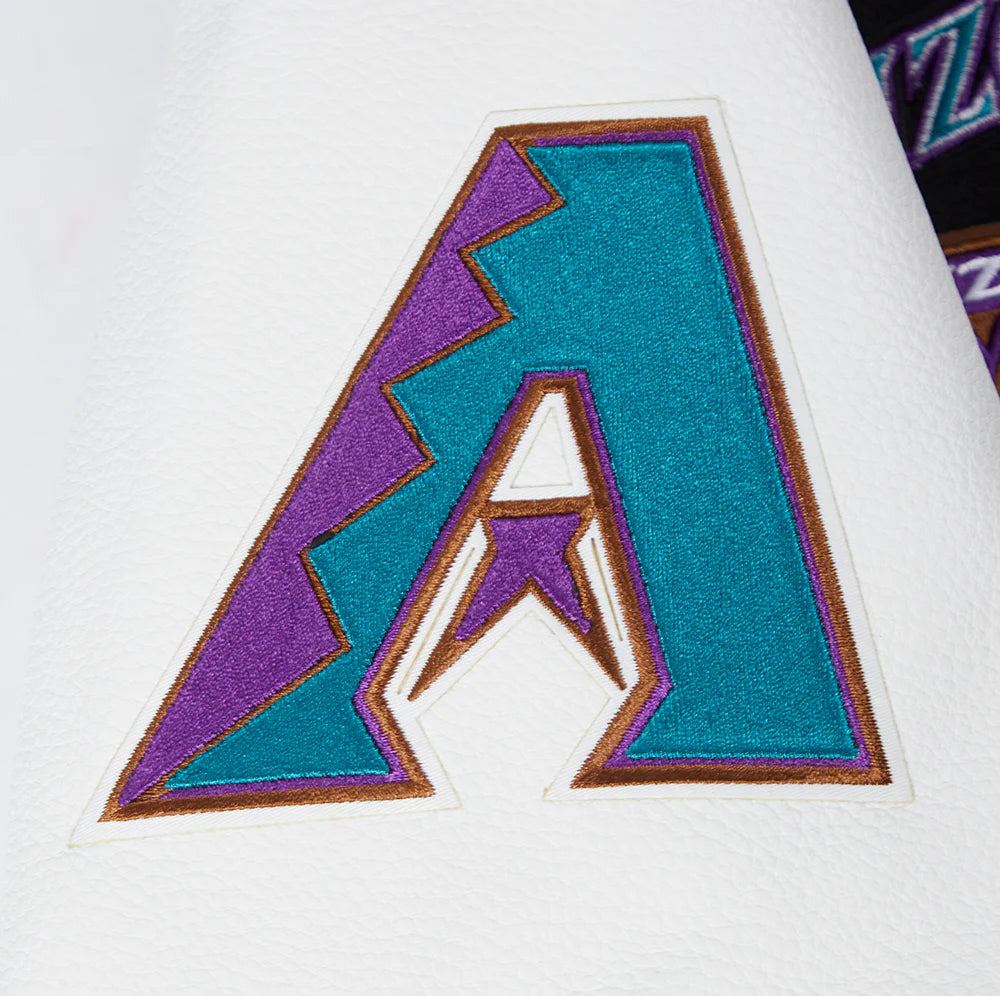 MLB ARIZONA DIAMONDBACKS RETRO CLASSIC MEN'S RIP WOOL VARSITY JACKET
