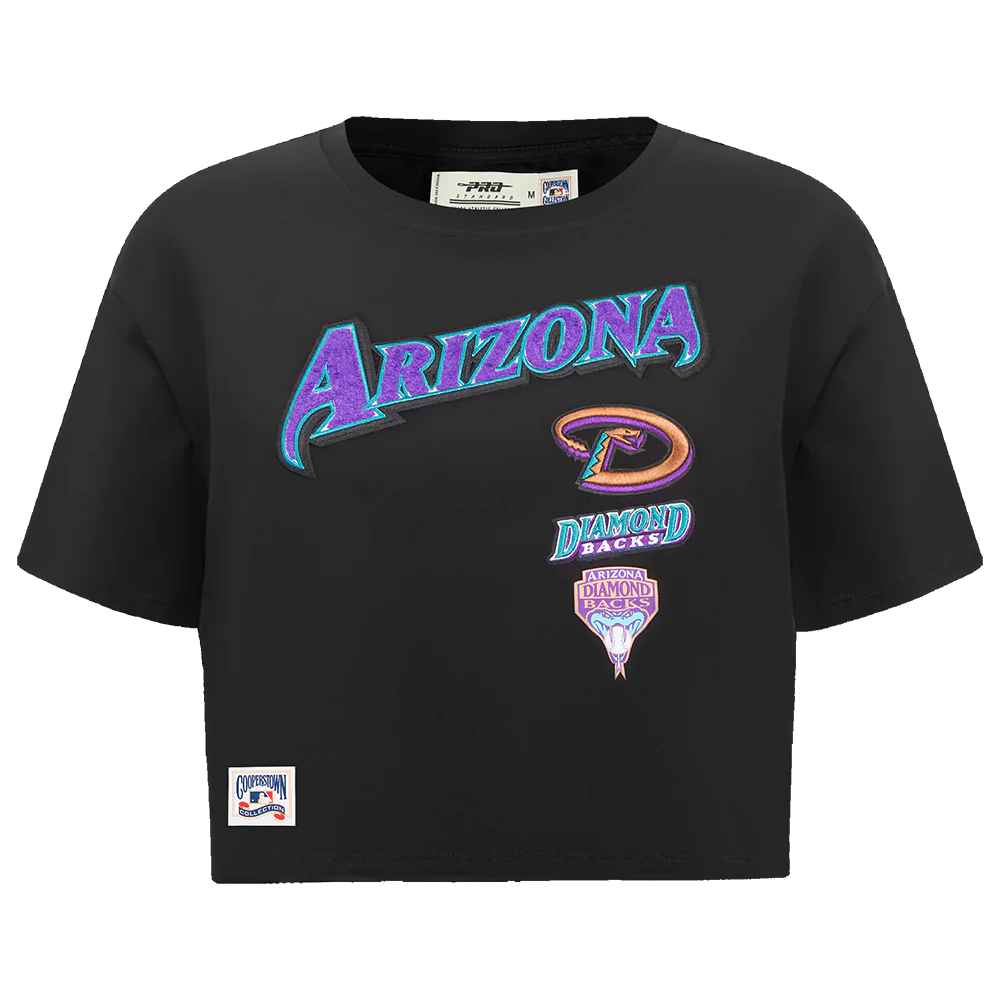 MLB ARIZONA DIAMONDBACKS RETRO CLASSIC WOMEN'S BOXY TOP