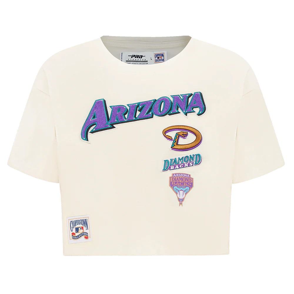 MLB ARIZONA DIAMONDBACKS RETRO CLASSIC WOMEN'S BOXY TOP