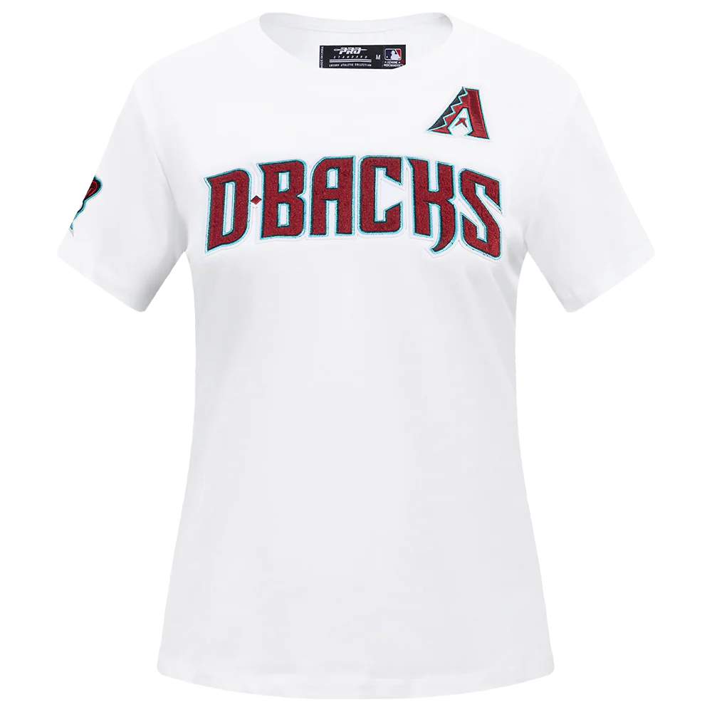 MLB ARIZONA DIAMONDBACKS CLASSIC SHORT SLEEVE WOMEN'S SINGLE JERSEY SLIM FIT TOP