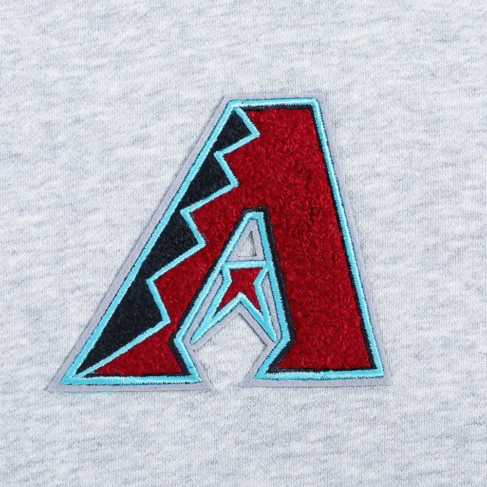 MLB ARIZONA DIAMONDBACKS CLASSIC WOMEN'S CROPPED FLEECE PULLOVER HOODIE