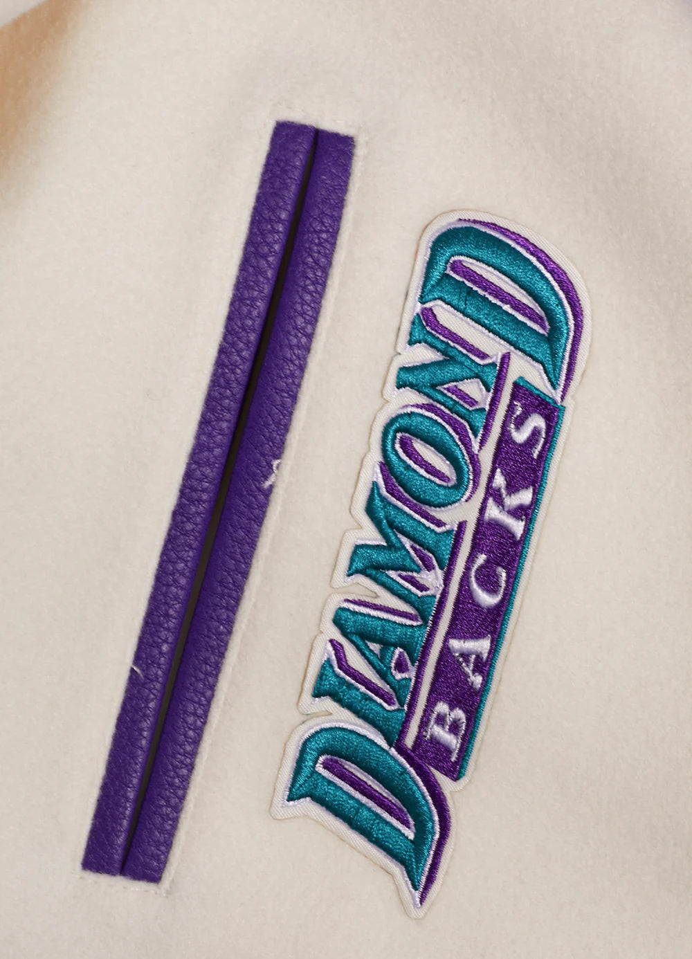 MLB ARIZONA DIAMONDBACKS RETRO CLASSIC WOMEN'S RIB WOOL VARSITY JACKET