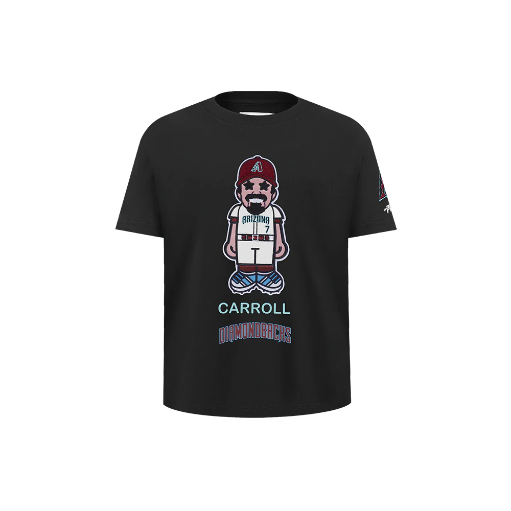 MLB ARIZONA DIAMONDBACKS CORBIN CARROLL #7 AVATAR LITTLE BOYS SHORT SLEEVE TOP