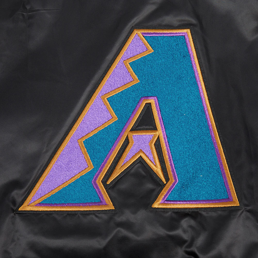 MLB ARIZONA DIAMONDBACKS RETRO CLASSIC WOMEN'S RIB SATIN JACKET