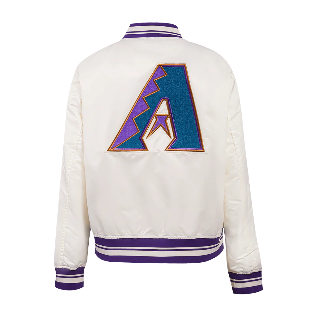 MLB ARIZONA DIAMONDBACKS RETRO CLASSIC WOMEN'S RIB SATIN JACKET
