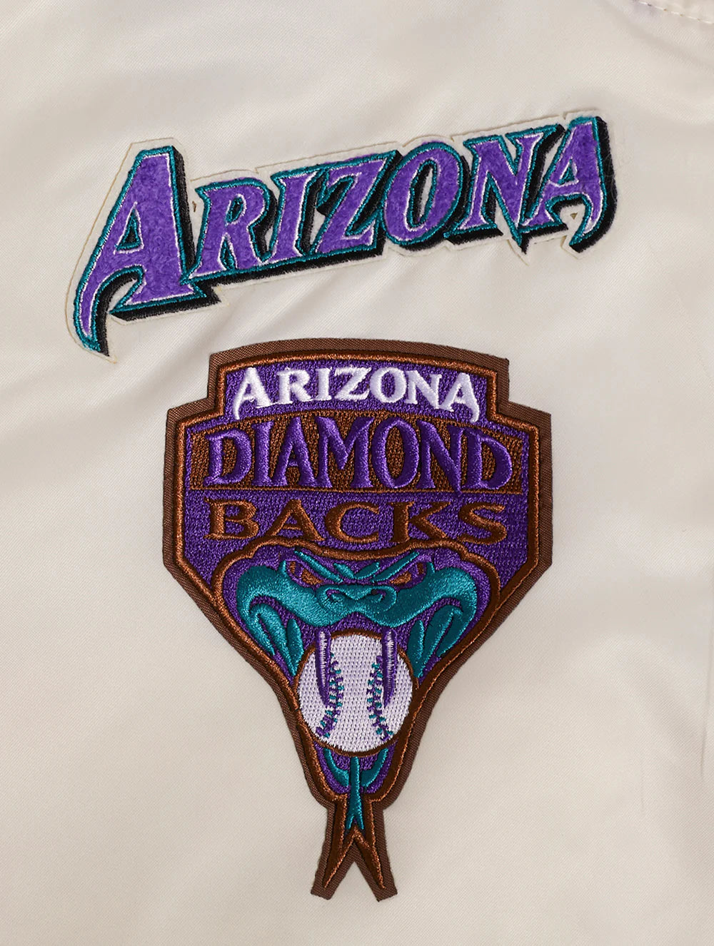 MLB ARIZONA DIAMONDBACKS RETRO CLASSIC WOMEN'S RIB SATIN JACKET