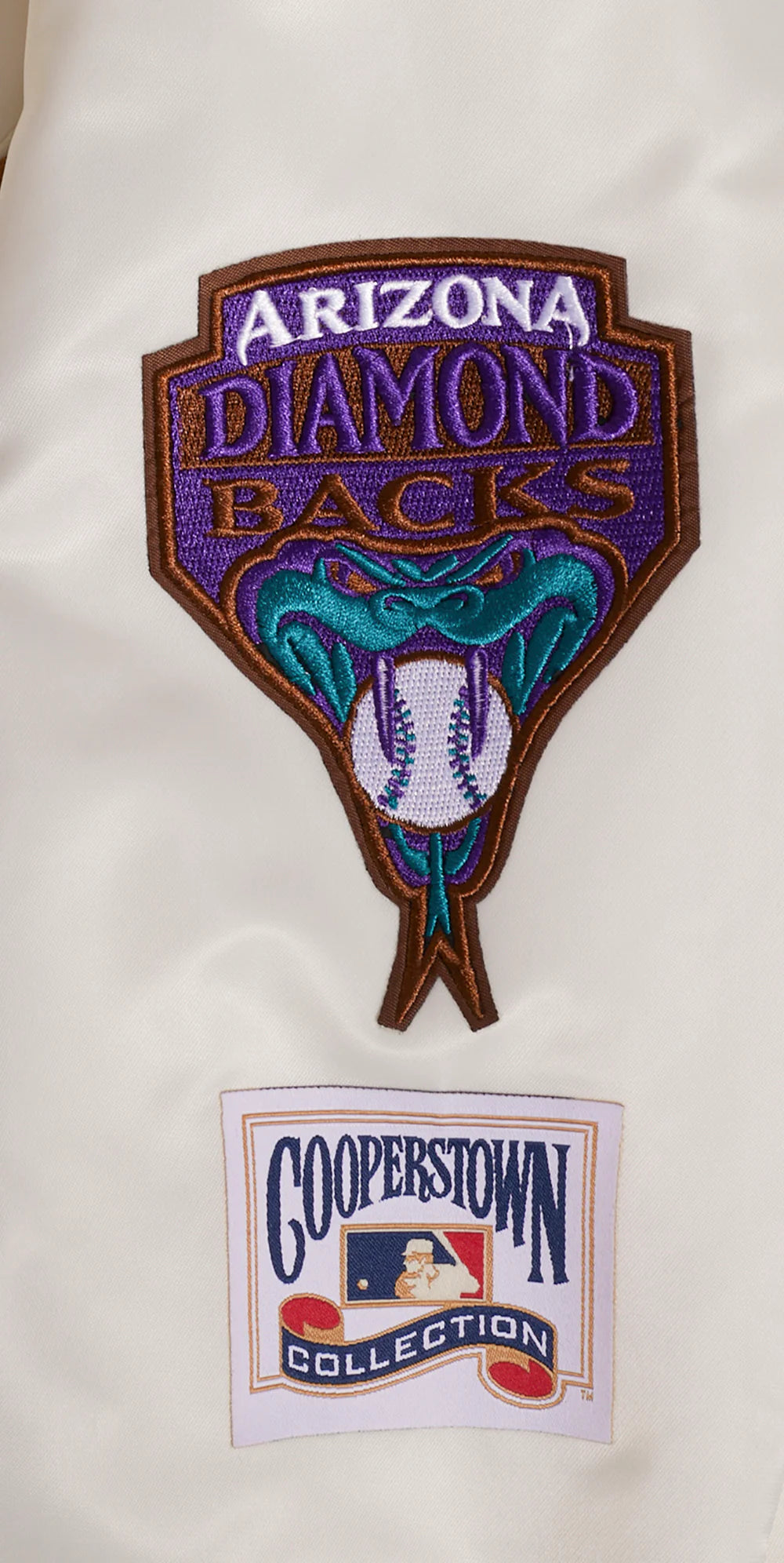 MLB ARIZONA DIAMONDBACKS RETRO CLASSIC WOMEN'S RIB SATIN JACKET