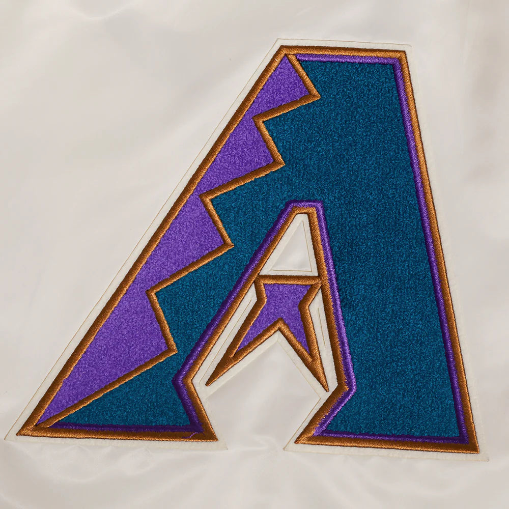 MLB ARIZONA DIAMONDBACKS RETRO CLASSIC WOMEN'S RIB SATIN JACKET