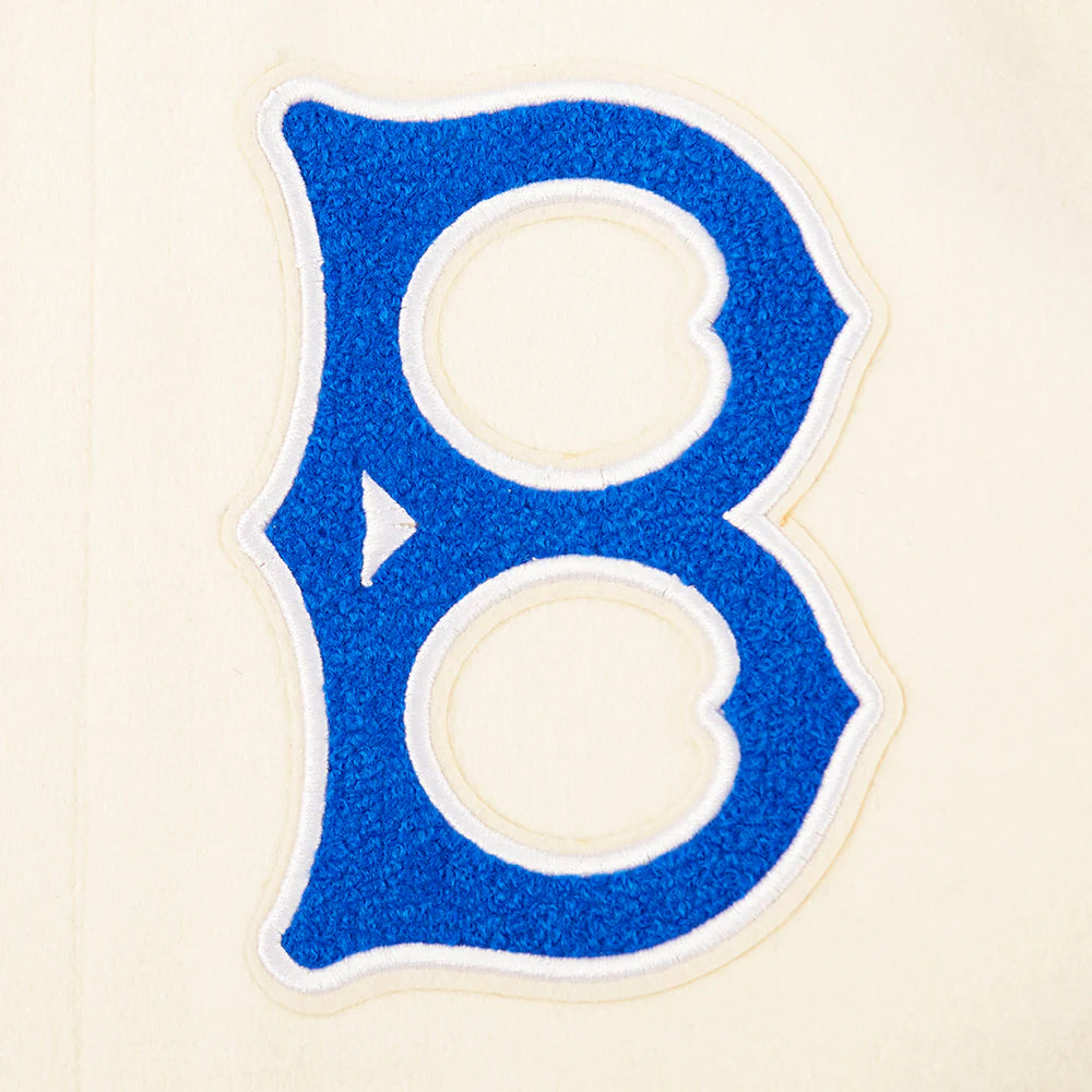MLB BROOKLYN DODGERS RETRO CLASSIC BIG BOYS RIB WOOL VARSITY JACKET