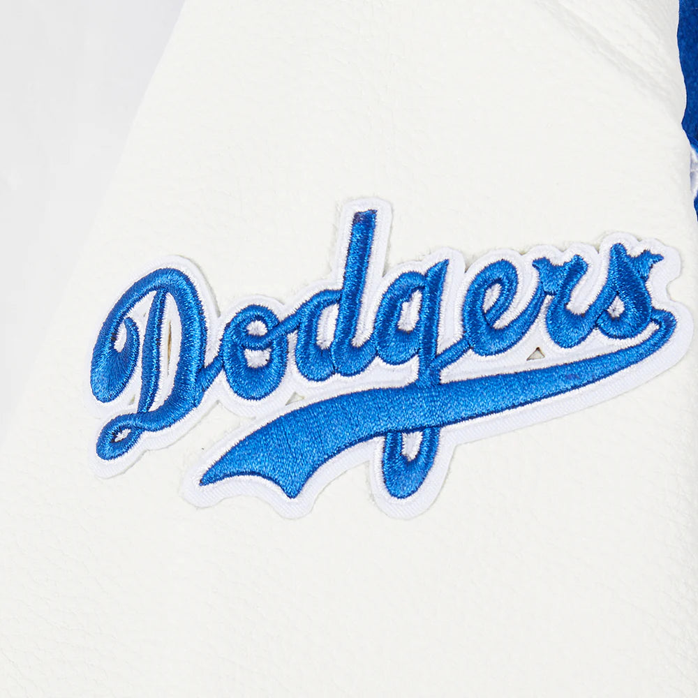 MLB BROOKLYN DODGERS RETRO CLASSIC TODDLER BOYS RIB WOOL VARSITY JACKET