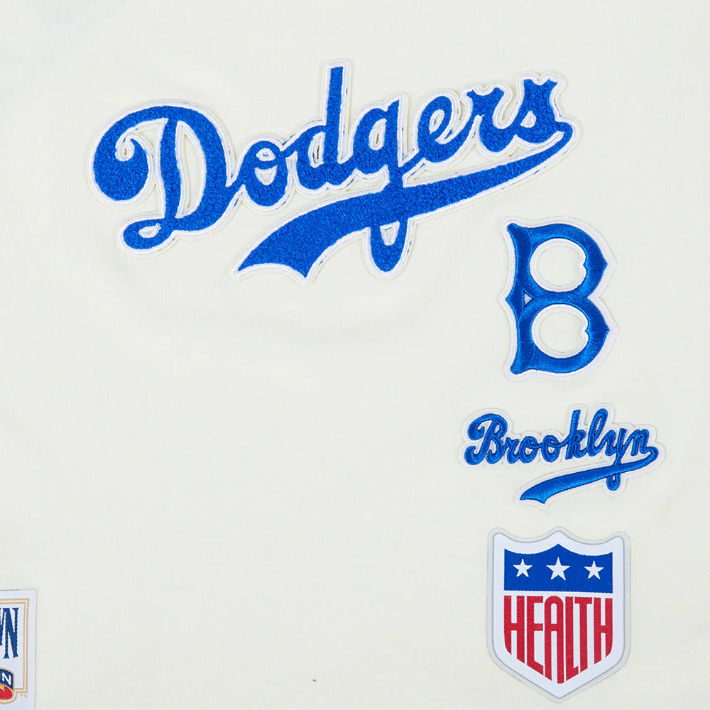 MLB BROOKLYN DODGERS RETRO CLASSIC TODDLER GIRLS SHORT SLEEVE BOXY TOP
