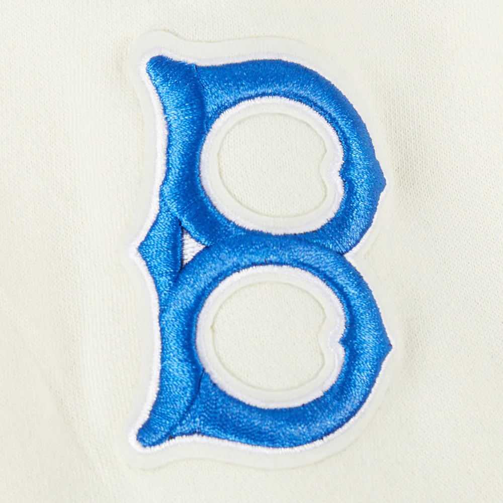 MLB BROOKLYN DODGERS RETRO CLASSIC TODDLER GIRLS RIB FLEECE CREWNECK