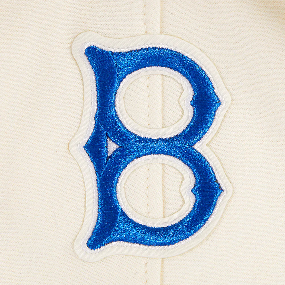 MLB BROOKLYN DODGERS RETRO CLASSIC TODDLER GIRLS RIB FLEECE PO HOODIE