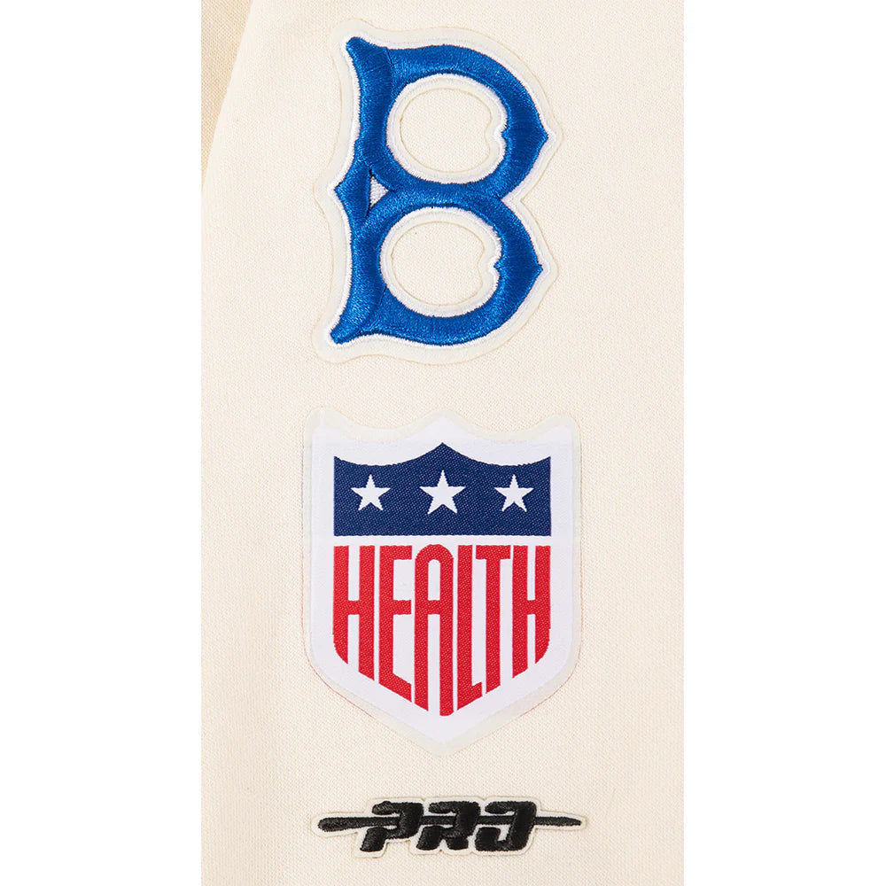 MLB BROOKLYN DODGERS RETRO CLASSIC TODDLER GIRLS RIB FLEECE PO HOODIE