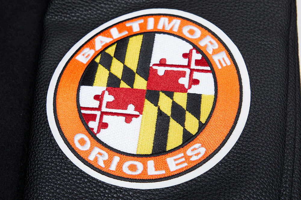 MLB BALTIMORE ORIOLES MASHUP MEN'S RIB WOOL VARSITY JACKET