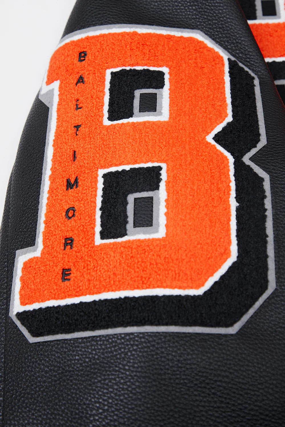 MLB BALTIMORE ORIOLES MASHUP MEN'S RIB WOOL VARSITY JACKET