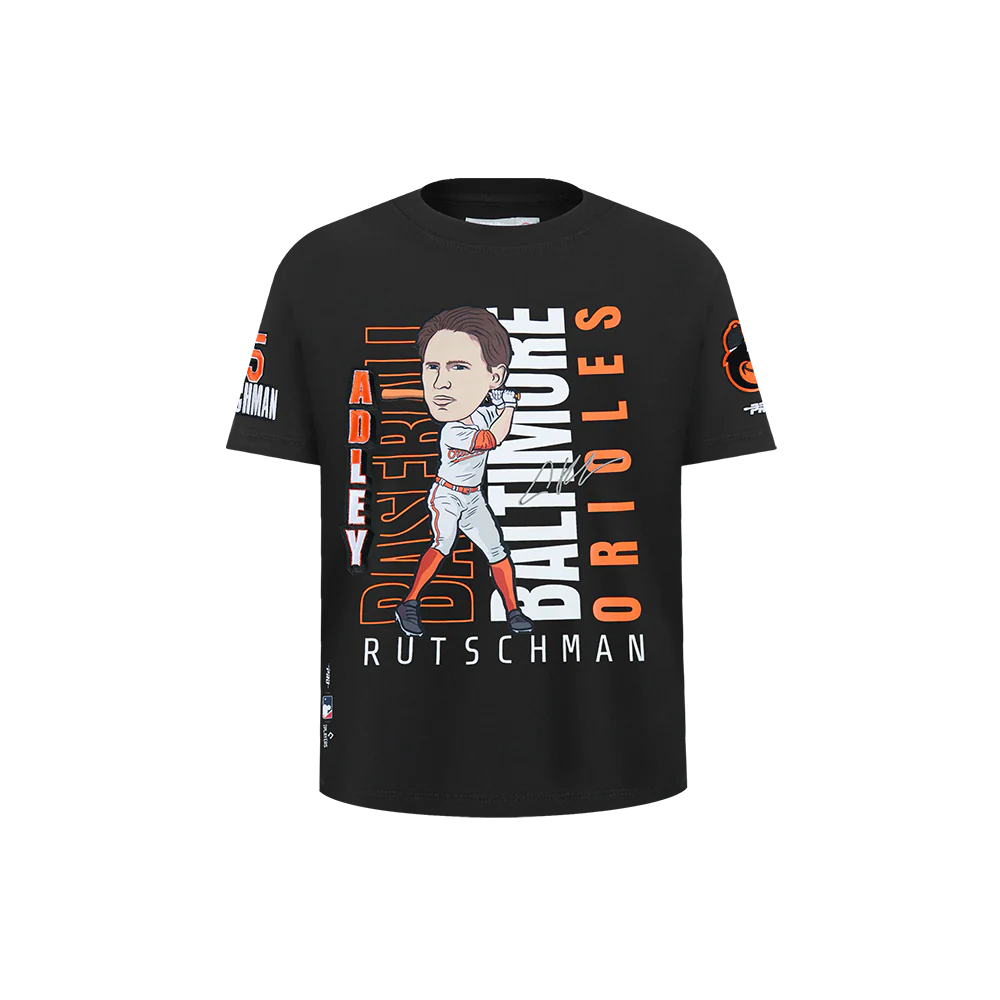 MLB BALTIMORE ORIOLES ADLEY RUTSCHMAN #35 REMIX AVATAR LITTLE BOYS SHORT SLEEVE TOP