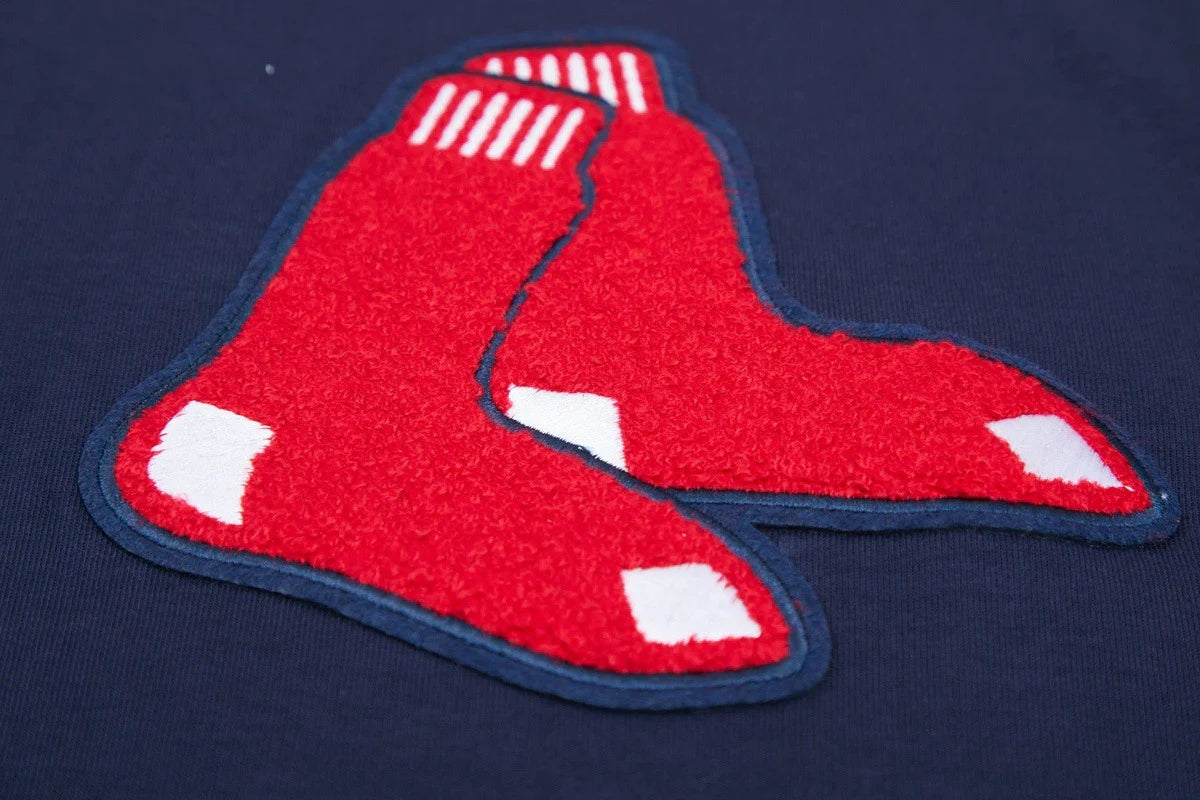 MLB BOSTON RED SOX CLASSIC CHENILLE MEN'S PULLOVER HOODIE