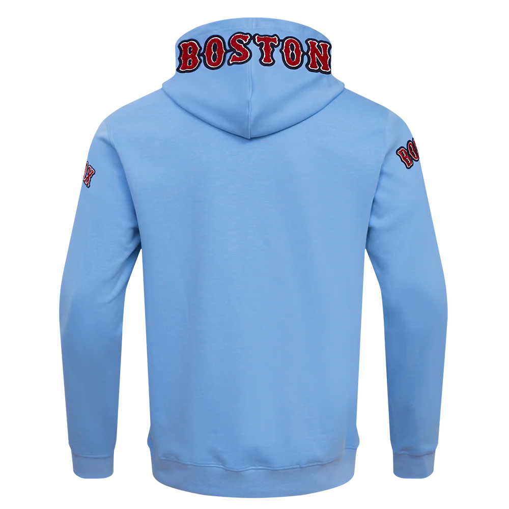 MLB BOSTON RED SOX CLASSIC CHENILLE MEN'S PULLOVER HOODIE