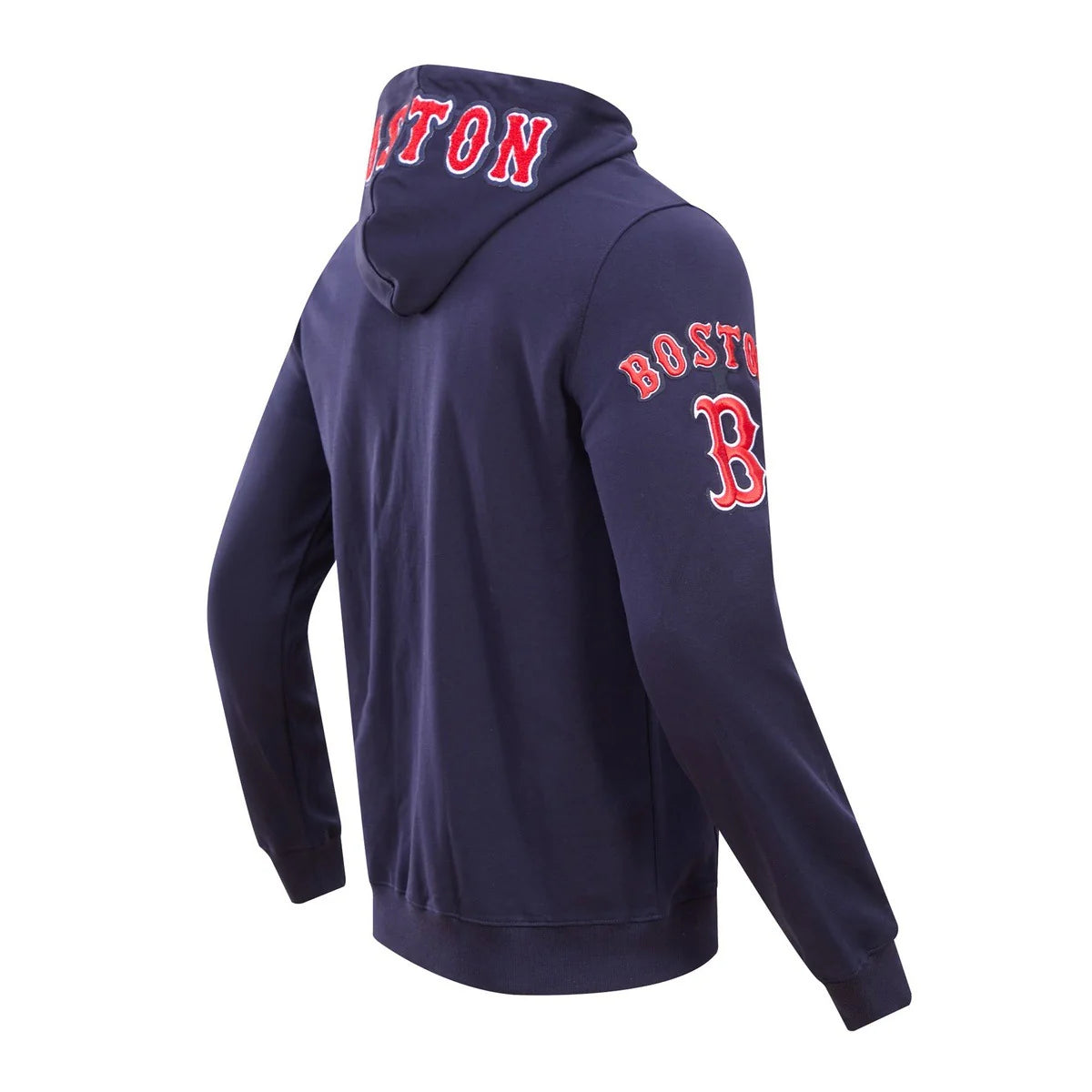 MLB BOSTON RED SOX CLASSIC CHENILLE MEN'S FULL ZIP PULLOVER HOODIE