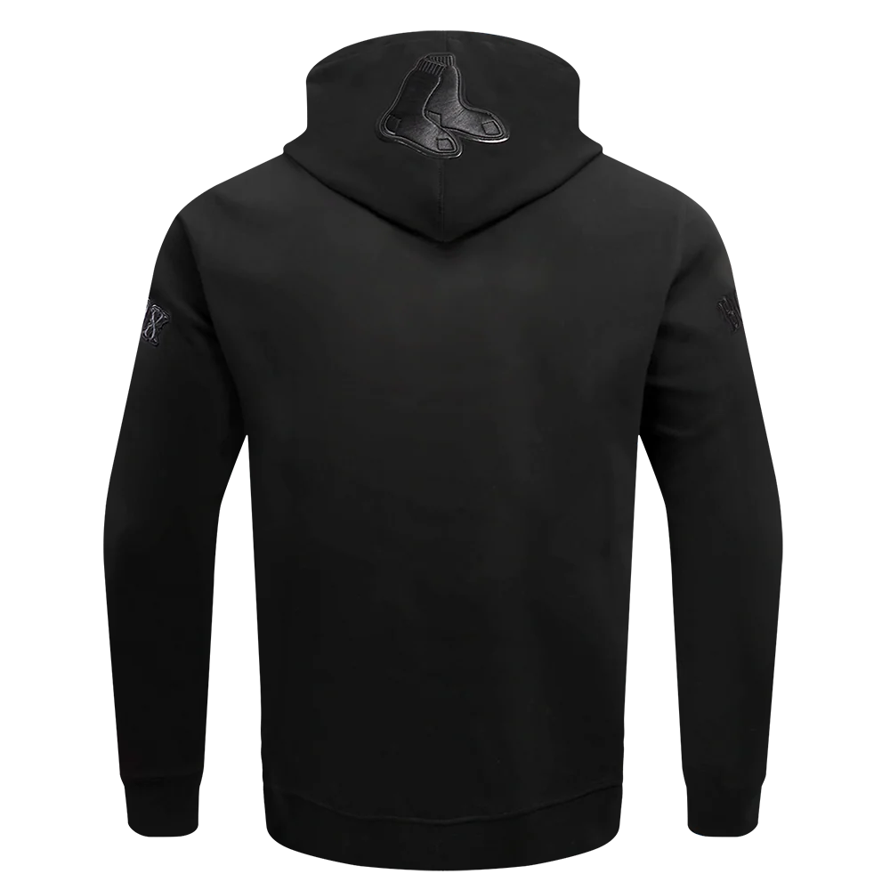 MLB BOSTON RED SOX TRIPLE BLACK MEN'S PULLOVER HOODIE