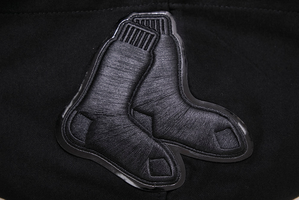 MLB BOSTON RED SOX TRIPLE BLACK MEN'S PULLOVER HOODIE