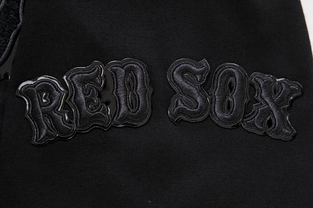 MLB BOSTON RED SOX TRIPLE BLACK MEN'S PULLOVER HOODIE