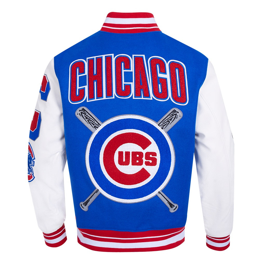 CHICAGO CUBS MASH UP WOOL VARSITY JACKET