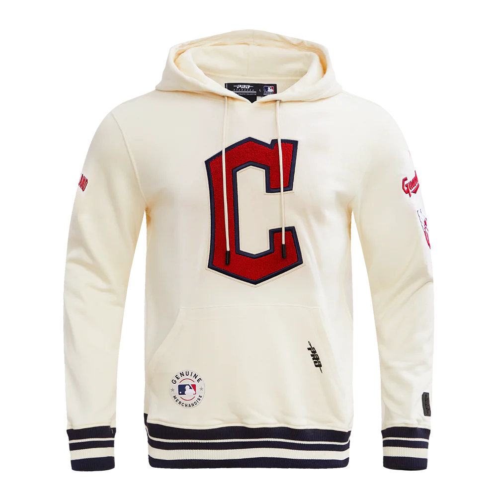 MLB CLEVELAND GUARDIANS RETRO CLASSIC MEN'S PULLOVER HOODIE