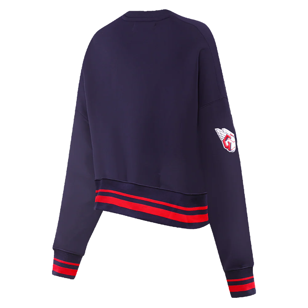 MLB CLEVELAND GUARDIANS RETRO CLASSIC WOMEN'S CREWNECK