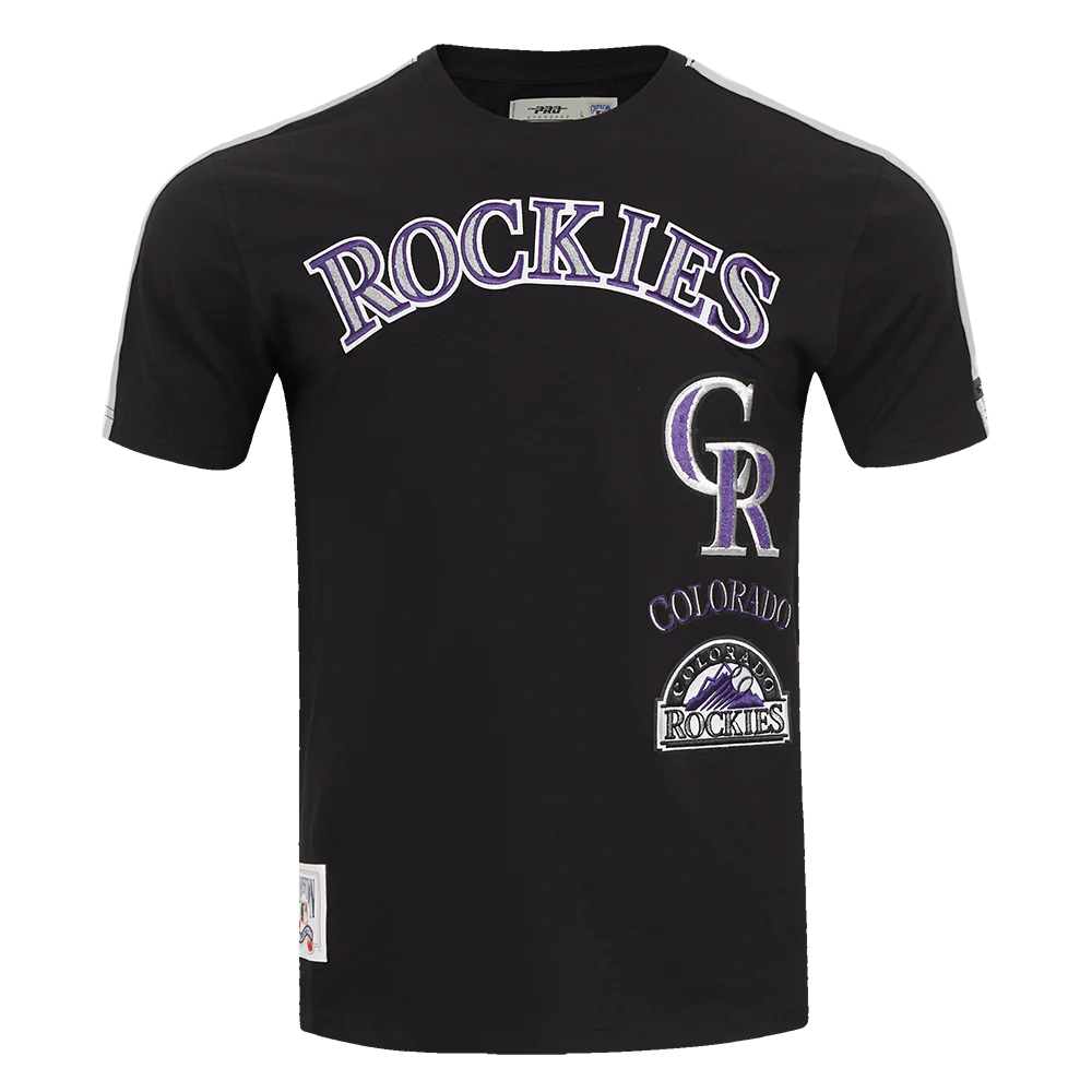 MLB COLORADO ROCKIES RETRO CLASSIC MEN'S STRIPED TOP