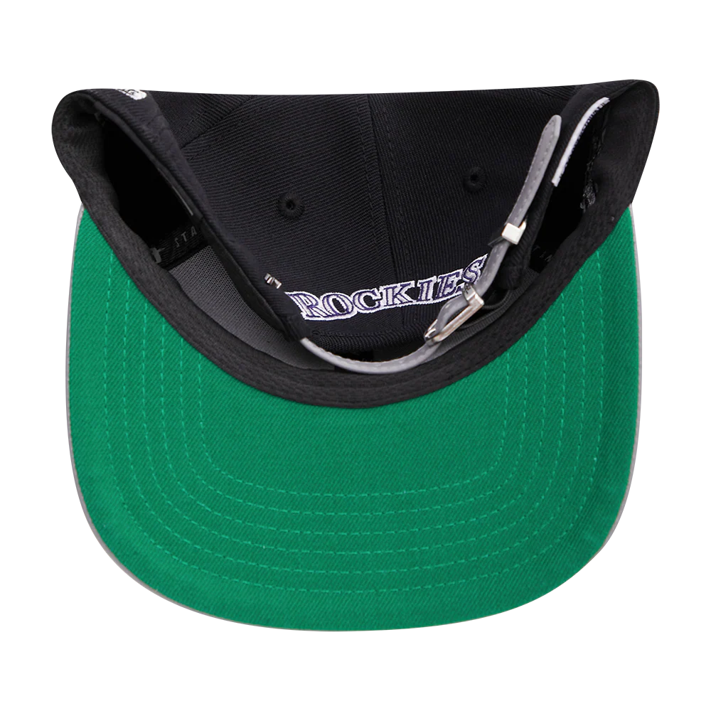 MLB COLORADO ROCKIES RETRO CLASSIC UNISEXS 6 PANEL STRAPBACK