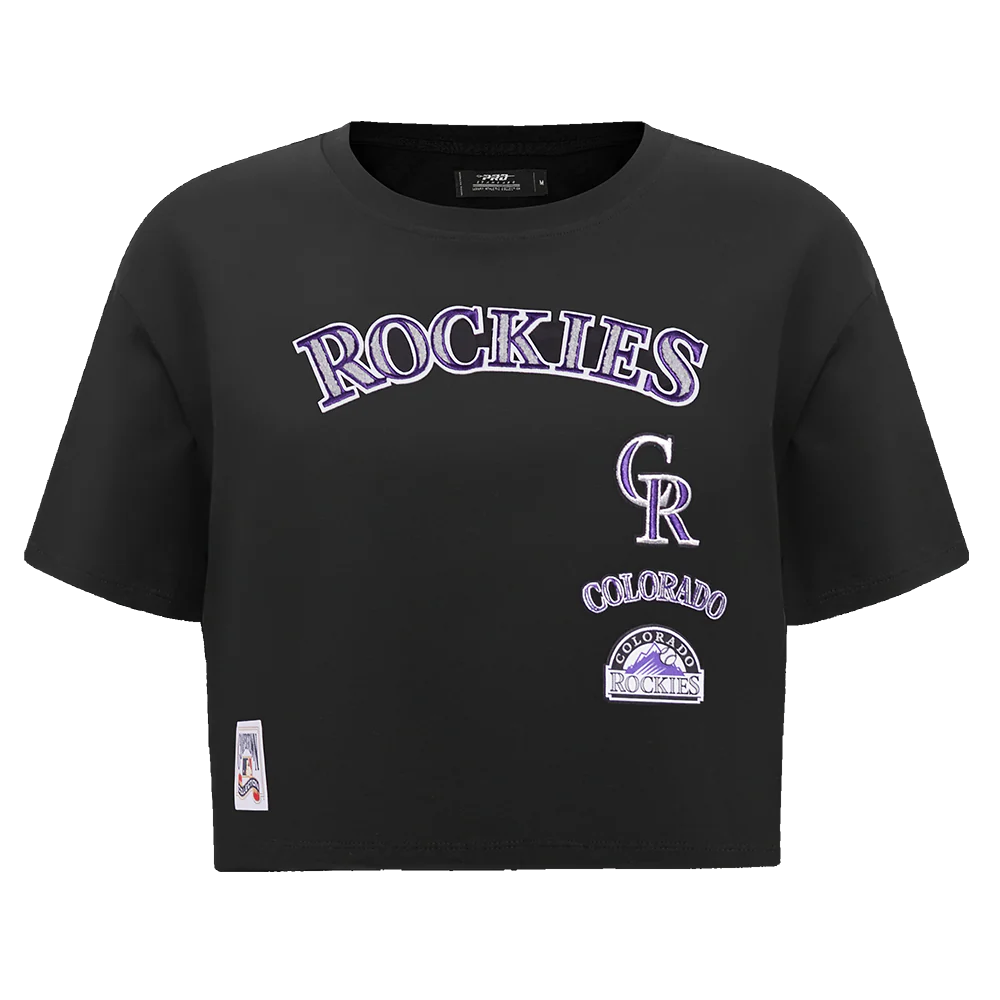 MLB COLORADO ROCKIES RETRO CLASSIC WOMEN'S BOXY TOP
